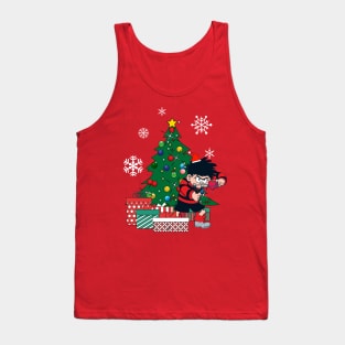 Dennis The Menace Around The Christmas Tree Tank Top